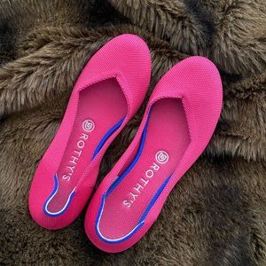 Rothy’s The Flat in Hot Pink - Discontinued - W7.5
